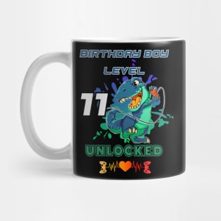 Birthday Boy Level 11 Unlocked Mug